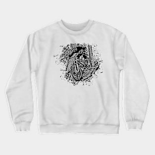 Downhill Rush (black) Crewneck Sweatshirt